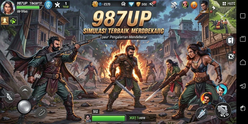 Screenshot gameplay <strong>987UP</strong> menampilkan simulasi interaktif yang mendebarkan.