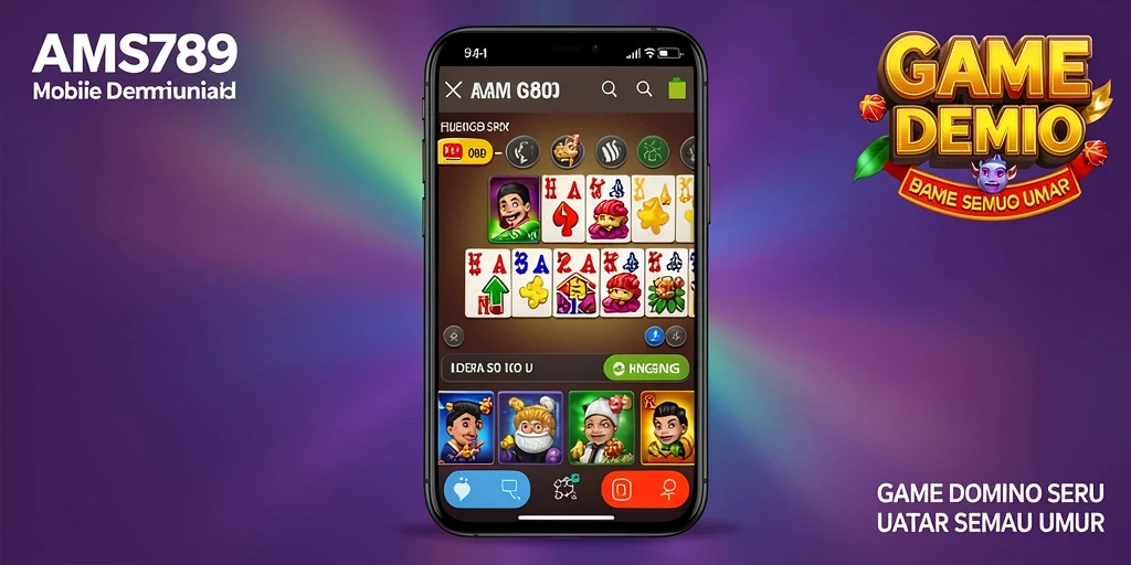 Tampilan menarik dari gameplay Domino di AMS789.
