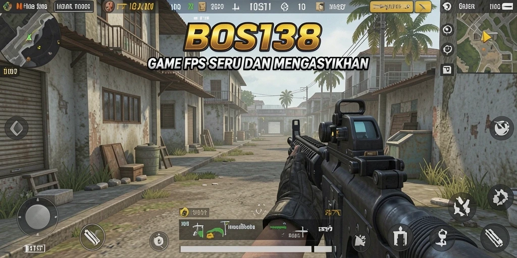 Tangkapan layar menunjukkan aksi mendebarkan dalam game FPS.