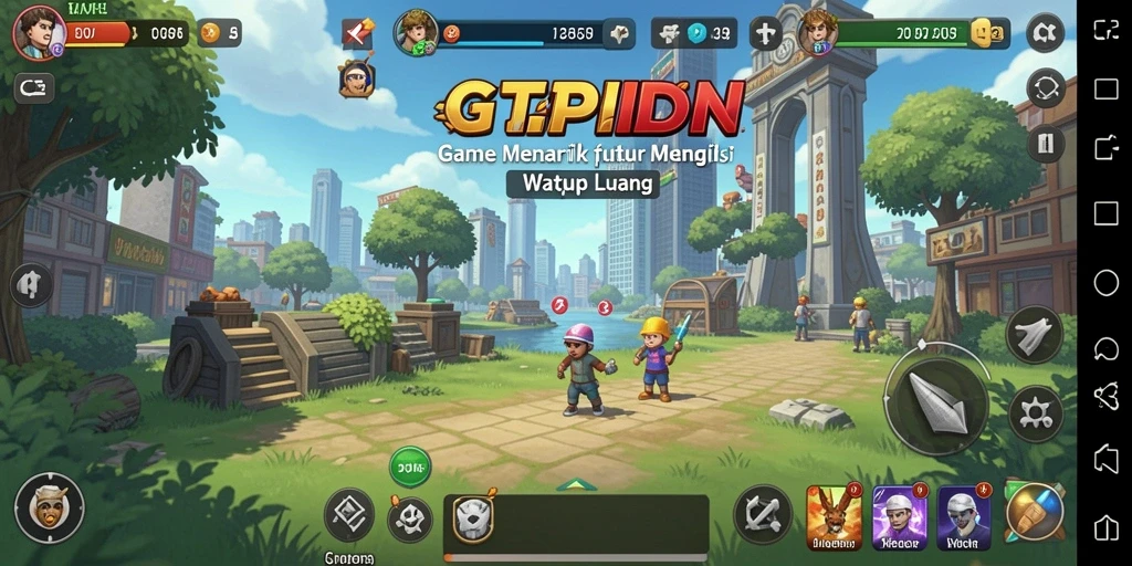 Tampilan gameplay GTPIDN yang menarik dan interaktif.