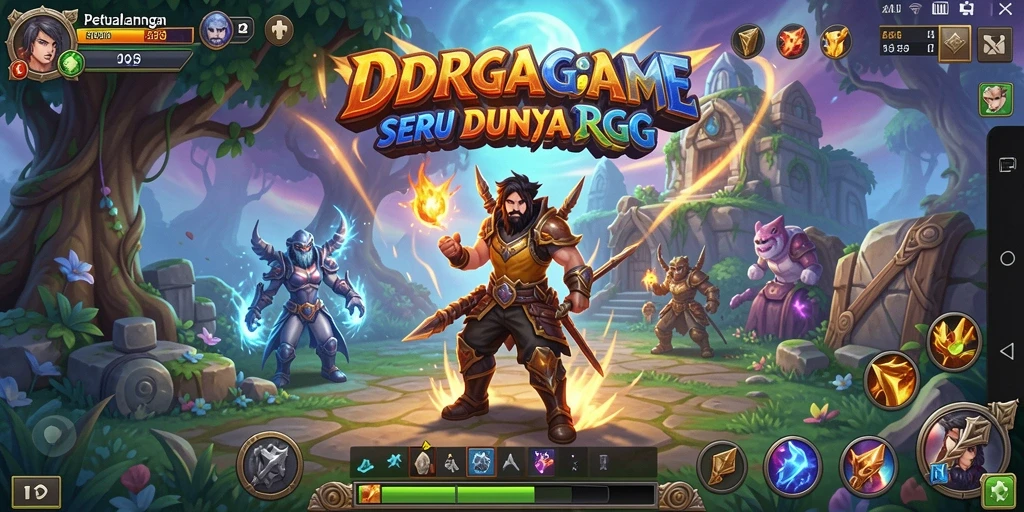 Screenshot gameplay IDRGAME menampilkan aksi seru dan karakter yang berwarna.