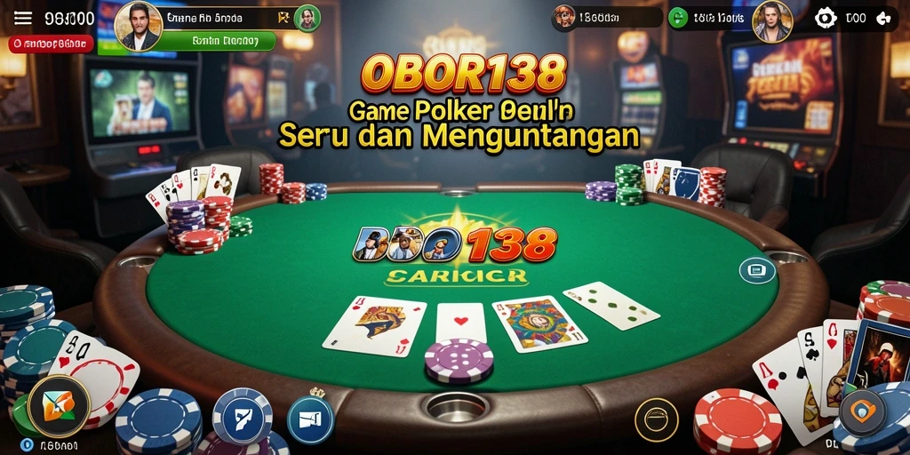 Tangkapan layar gameplay poker yang menarik dari OBOR138.